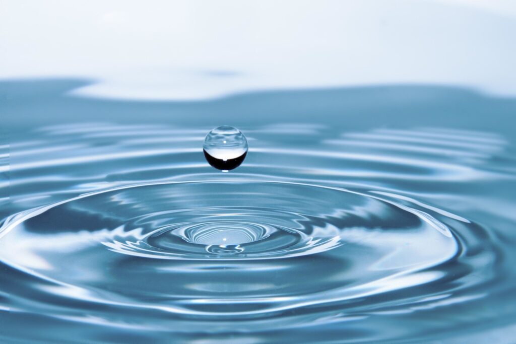 clean water drop
