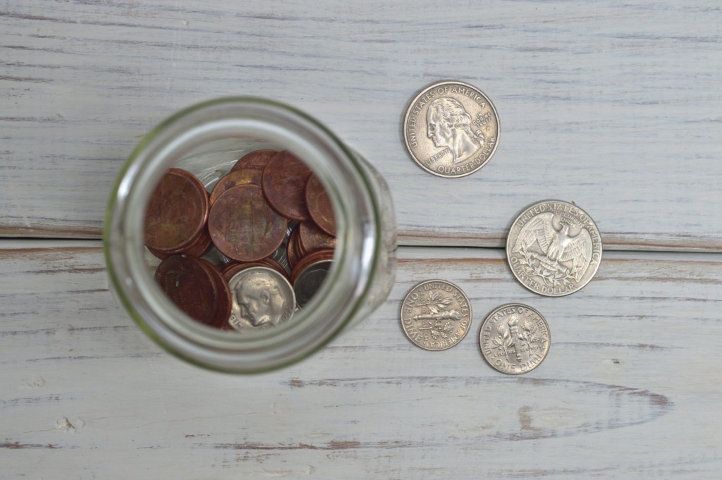 money jar coins