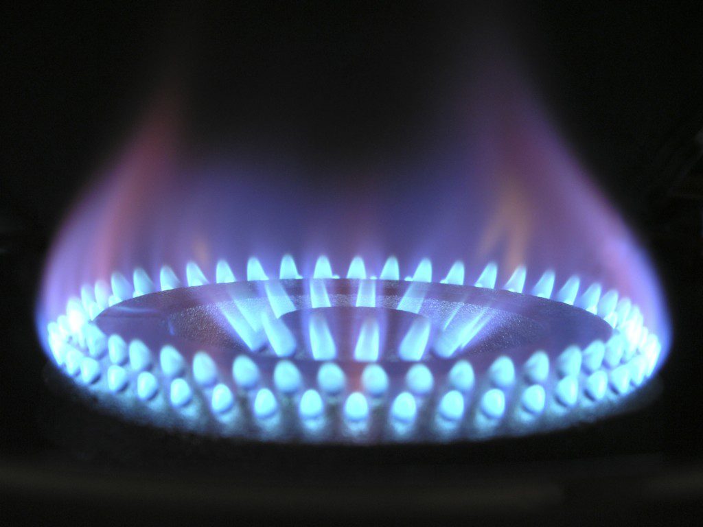 fire gas boiler hot