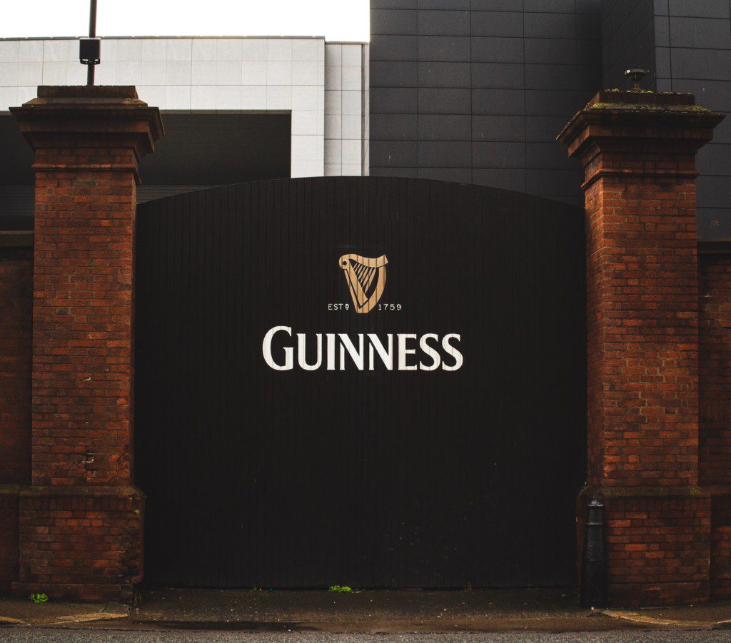 guinness symbol beer factory building