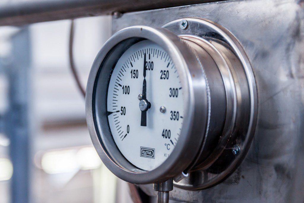 pressure gauge water boiler